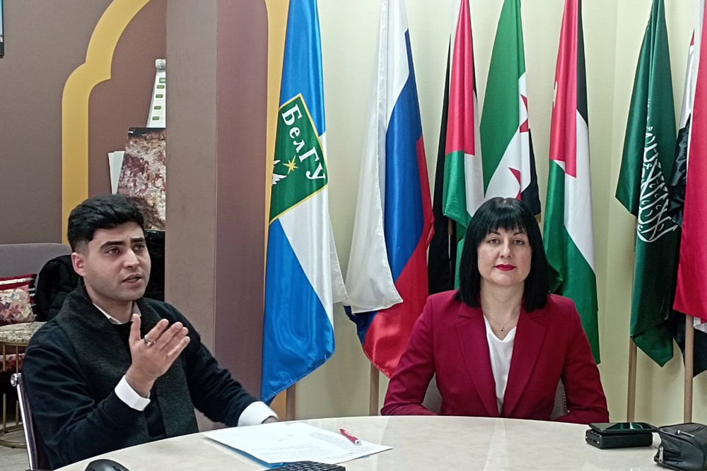 Телемост соединил НИУ «БелГУ» и Русский дом в Палестине в рамках празднования Дня российского студенчества